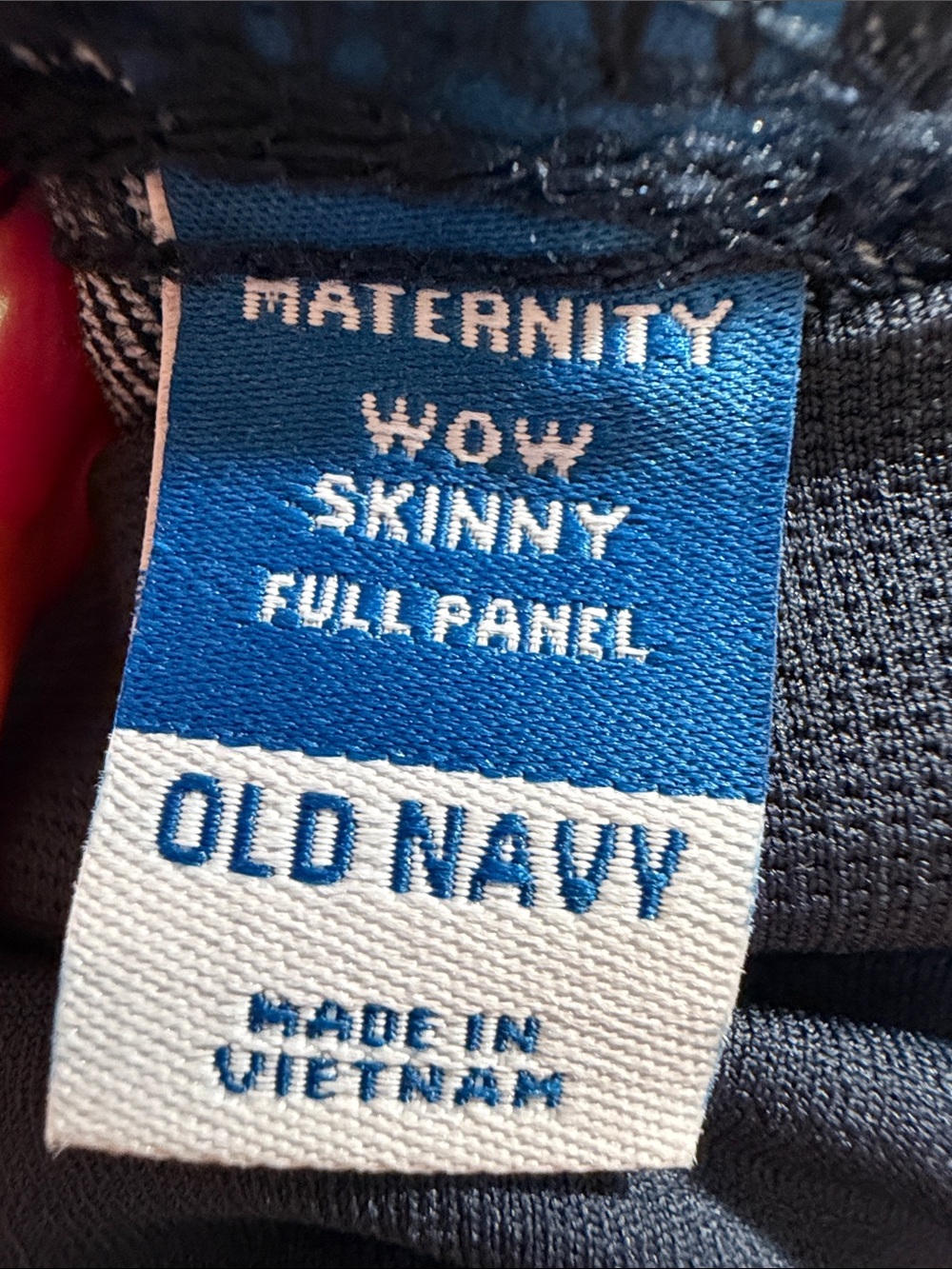 NWT! Old Navy Maternity Women’s Wow Skinny Jeans (8 Long)  with Stretch Panel - Picture 3 of 4
